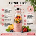 Portable Juicer Bottle – USB Rechargeable Mini Blender | 350ml