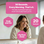 Purple Mouthwash – Color-Correcting Whitening Sachets