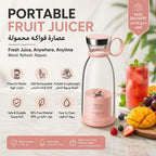 Portable Juicer Bottle – USB Rechargeable Mini Blender | 350ml