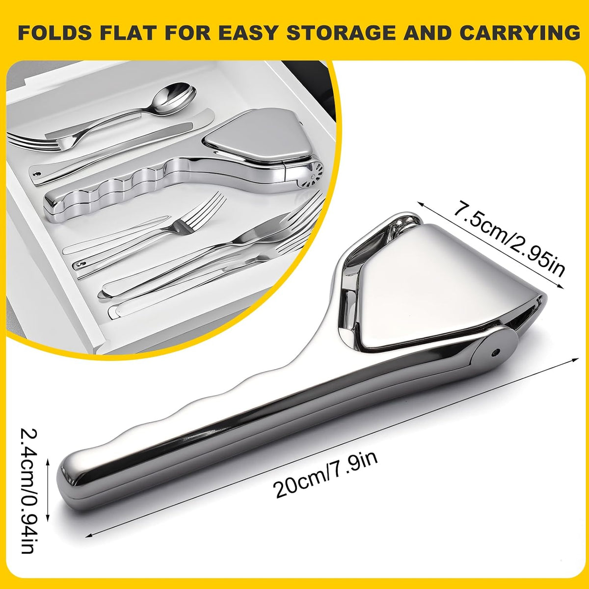 Solara Lemon Squeezer (Stainless Steel)
