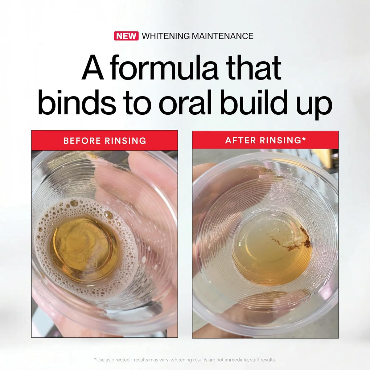 iD Stain Whitening Mouthwash , Gunk Removing Whitening Rinse