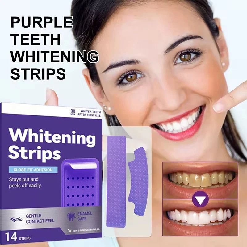 Teeth Whitening Strips for Sensitive Teeth – 14 Strips